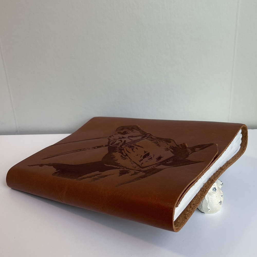 Cracker Barrel Horse Die Cut Leather Journal - Picture 9 of 12